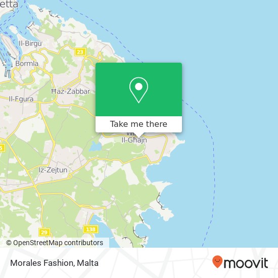 Morales Fashion, Triq tal-Buttar Marsaskala MSK map