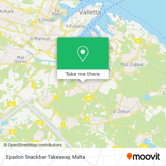 Epadon Snackbar-Takeaway map