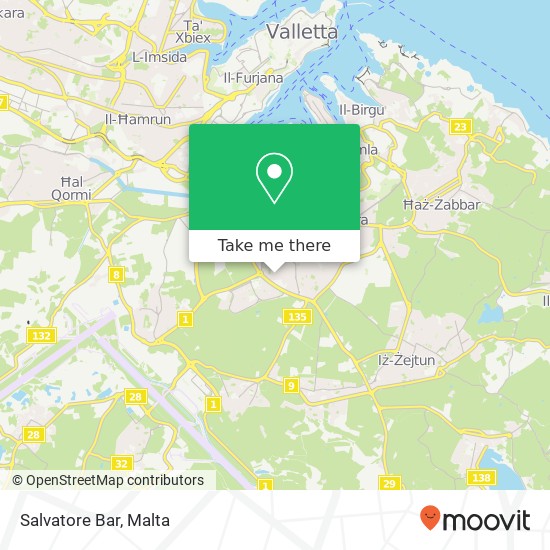 Salvatore Bar, Triq Xintill Tarxien TXN map