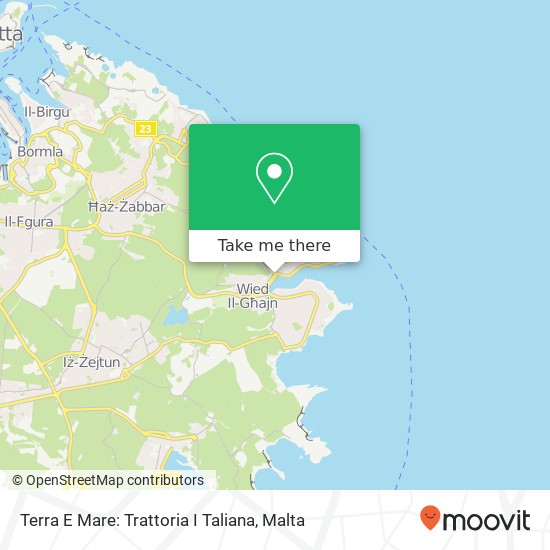 Terra E Mare: Trattoria I Taliana, Marsaskala MSK map