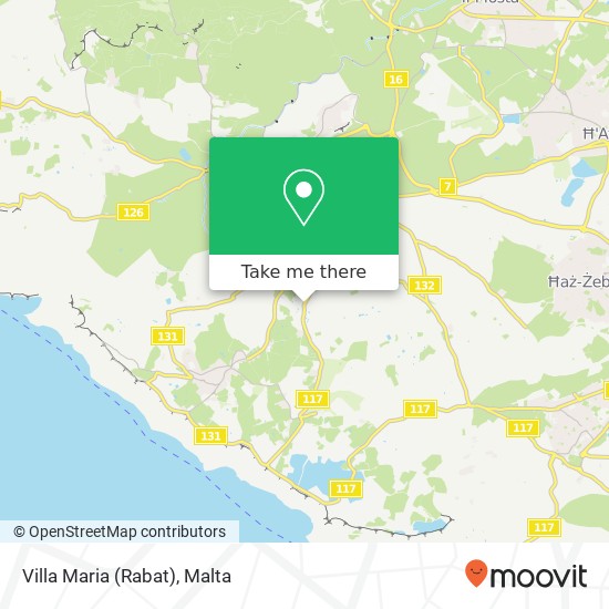 Villa Maria (Rabat) map