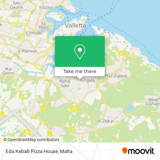 Eda Kebab Pizza House map