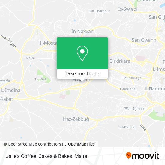 Jalie's Coffee, Cakes & Bakes map