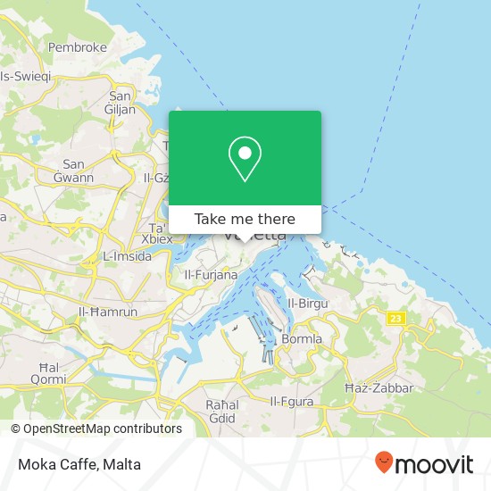 Moka Caffe, Triq San Żakkarija Valletta VLT map