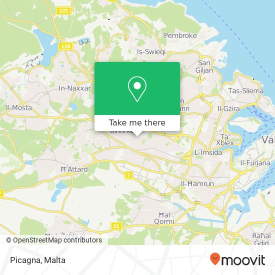 Picagna, Triq is-Santwarju Birkirkara BKR map