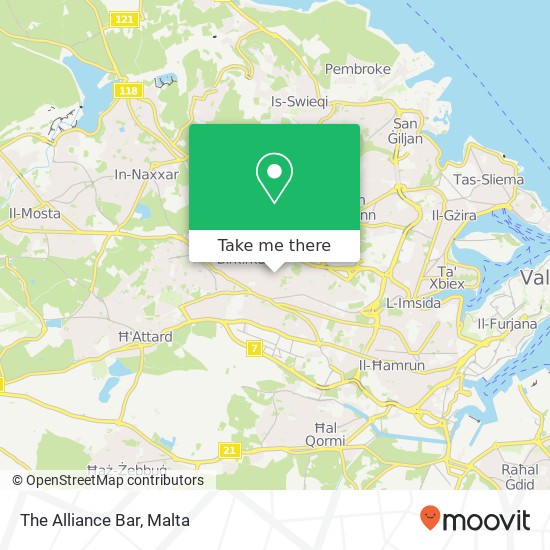 The Alliance Bar, Triq Santa Liena Birkirkara BKR map