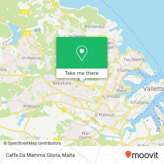 Caffe Da Mamma Gloria, Triq San Ġiljan San Ġwann SGN map