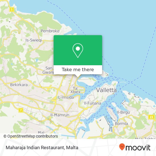 Maharaja Indian Restaurant, Triq ix-Xatt Gżira GZR map