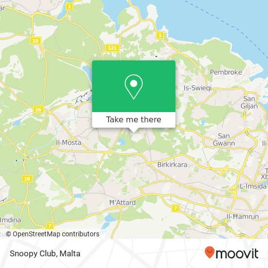 Snoopy Club, Naxxar NXR map
