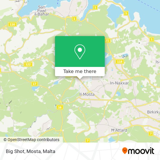 Big Shot, Mosta map