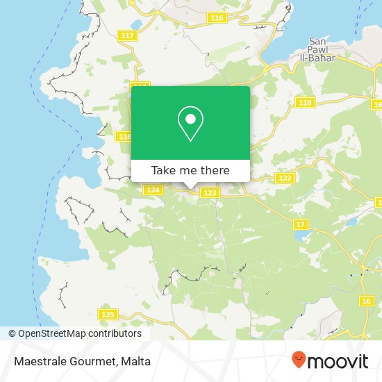 Maestrale Gourmet, Triq il-Kbira Mġarr MGR map