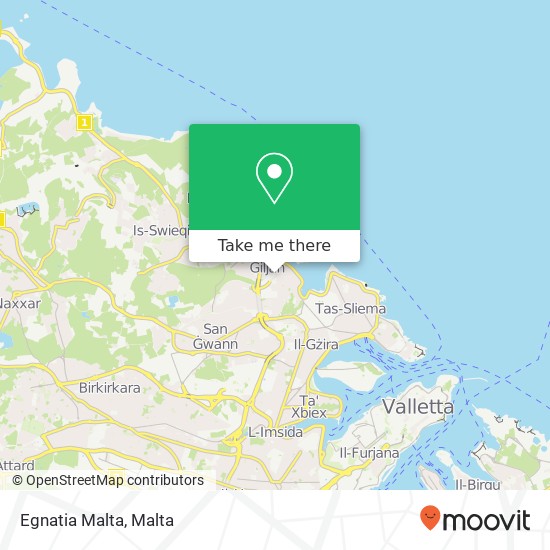 Egnatia Malta, Triq Mikelangelo Borg San Ġiljan STJ map