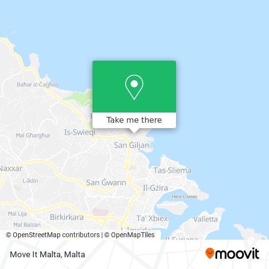 Move It Malta map