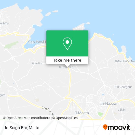 Is-Suiga Bar map