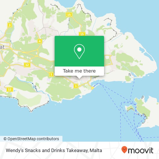 Wendy's Snacks and Drinks Takeaway, Triq Ramon Perellos Għajnsielem GSM map