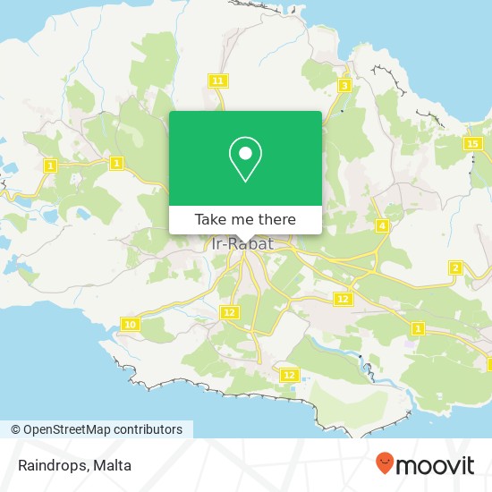 Raindrops, Triq Taht Putirjal Rabat VCT map