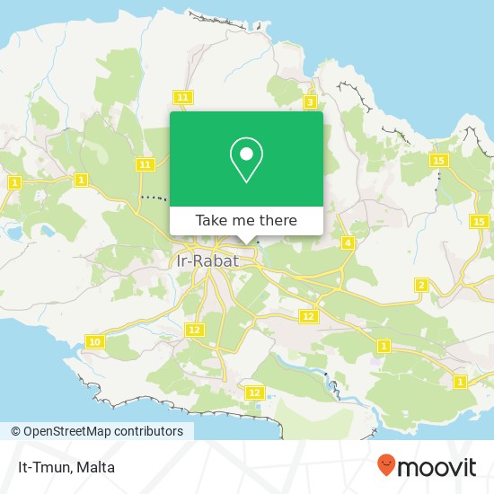 It-Tmun, Triq l-Ewropa Rabat VCT map