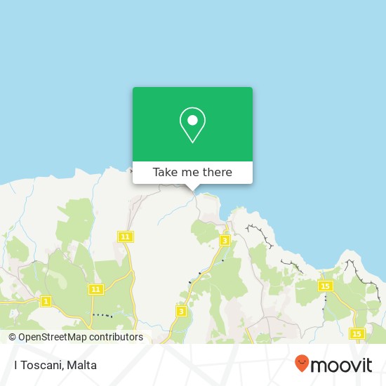I Toscani, Triq ix-Xwejni Żebbuġ MFN map