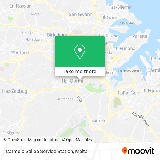 Carmelo Saliba Service Station map