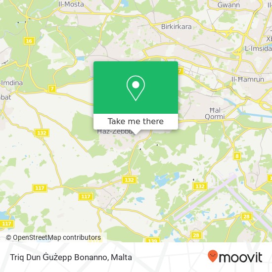 Triq Dun Ġużepp Bonanno map