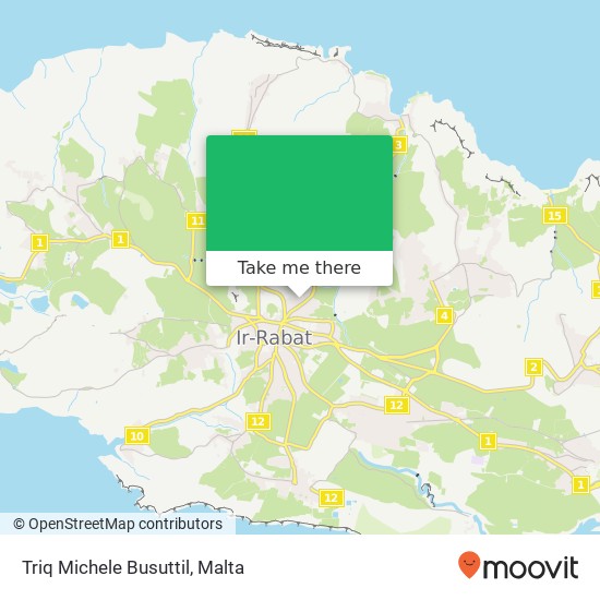 Triq Michele Busuttil map
