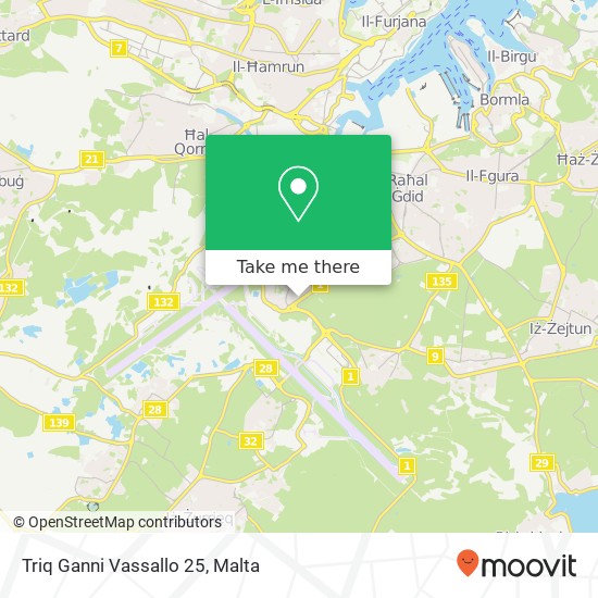 Triq Ganni Vassallo 25 map