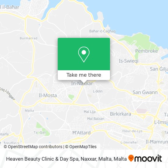 Heaven Beauty Clinic & Day Spa, Naxxar, Malta map