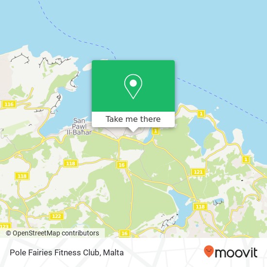 Pole Fairies Fitness Club map