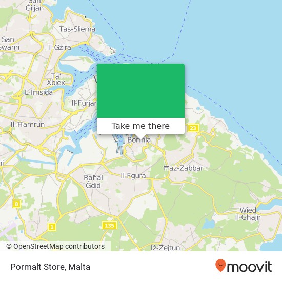 Pormalt Store map