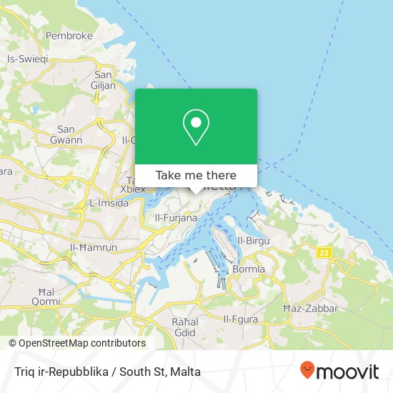 Triq ir-Repubblika / South St map