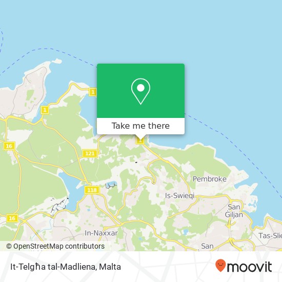 It-Telgħa tal-Madliena map