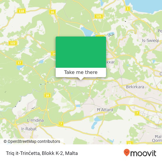 Triq it-Trinċetta, Blokk K-2 map