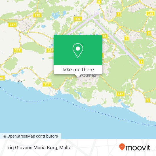 Triq Giovann Maria Borg map