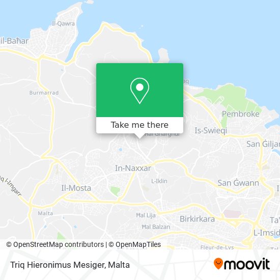 Triq Hieronimus Mesiger map