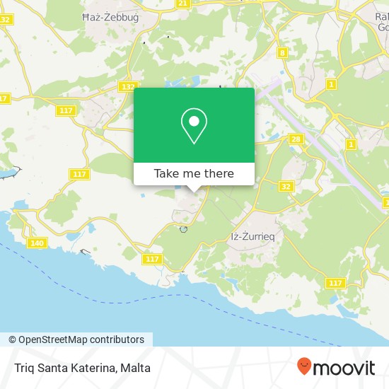 Triq Santa Katerina map