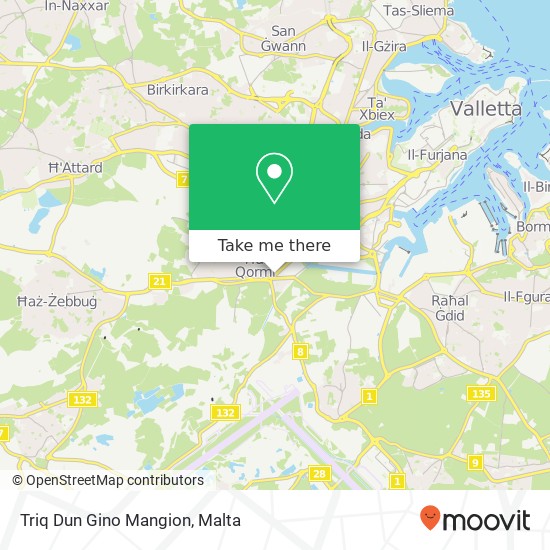 Triq Dun Gino Mangion map