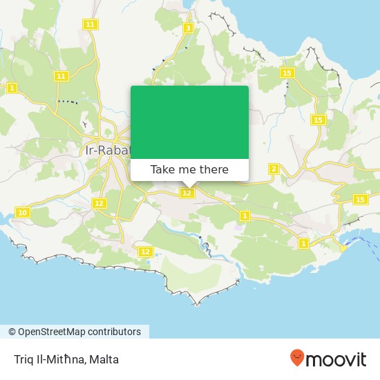 Triq Il-Mitħna map