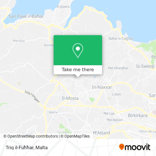 Triq il-Fuħħar map