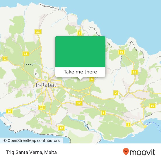 Triq Santa Verna map