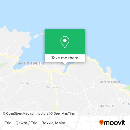 Triq il-Qawra / Triq il-Boxxla map