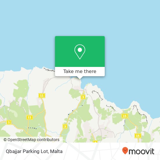 Qbajjar Parking Lot map