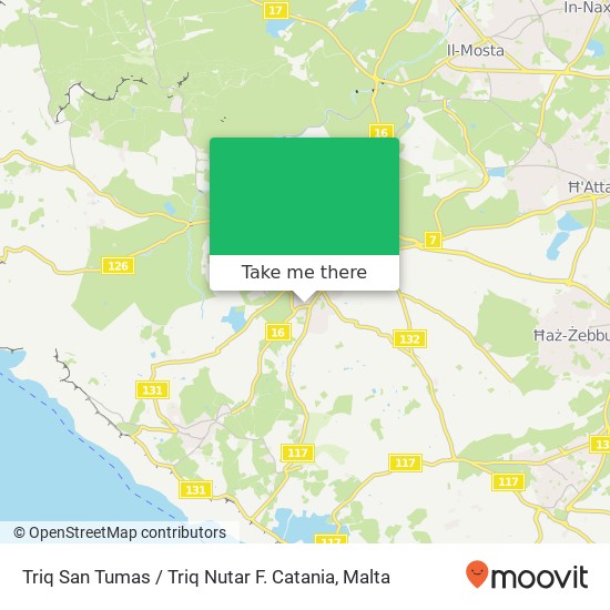 Triq San Tumas / Triq Nutar F. Catania map