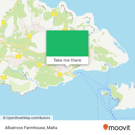 Albatross Farmhouse map