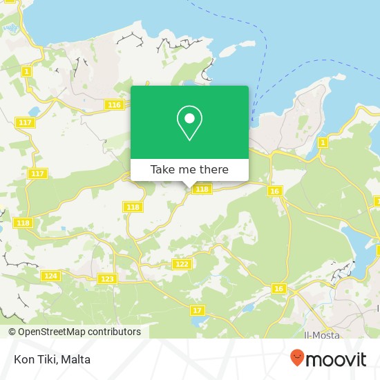 Kon Tiki map