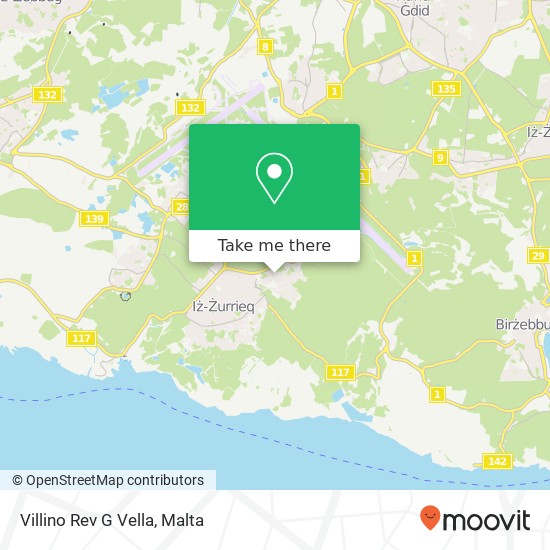 Villino Rev G Vella map