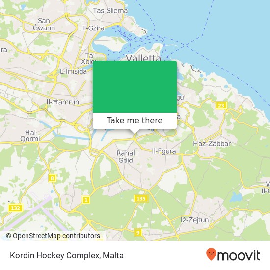 Kordin Hockey Complex map