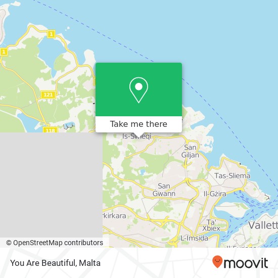 You Are Beautiful map