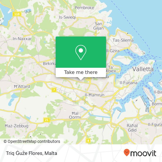 Triq Ġuże Flores map