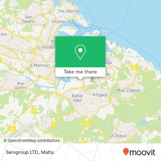 Servgroup LTD. map