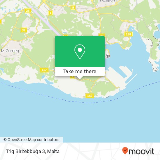 Triq Birżebbuġa 3 map